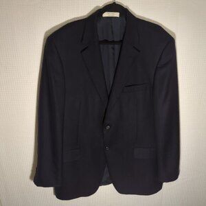 John W. Nordstrom 46L Blazer Loro Piana 100% Cashmere Navy Sport Coat Jacket